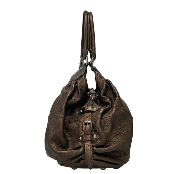 Auth LOUIS VUITTON L M95999 Acajou Mahina - RC2078 Handbag - Picture 3 of 16